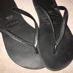 Havaianas Shoes - Classic Black Havaianas Flip Flops Havaianas Shoes - Classic Black Havaianas Flip Flops